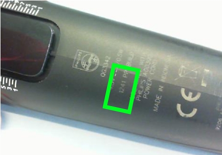 philips trimmer serial number bt3221