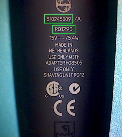 philips trimmer numbers