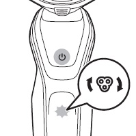 Philips shaver warning lights clearance